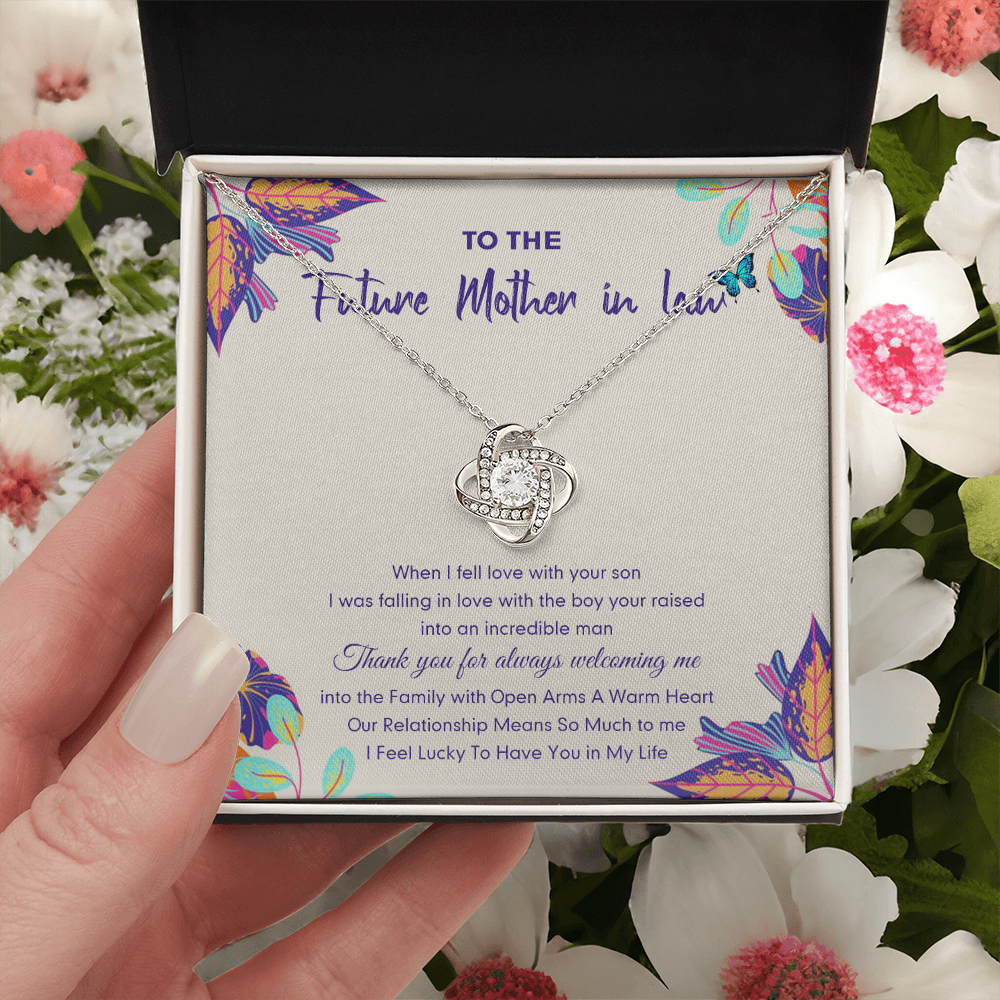 Future Mother In Law Gift Necklace, To The Future Mother In Law Necklace From Daughter In Law, Personalized Necklace Gift For Mom, Happy Mother's Day Necklace Gift, Jewelry Gift For Mother In Law