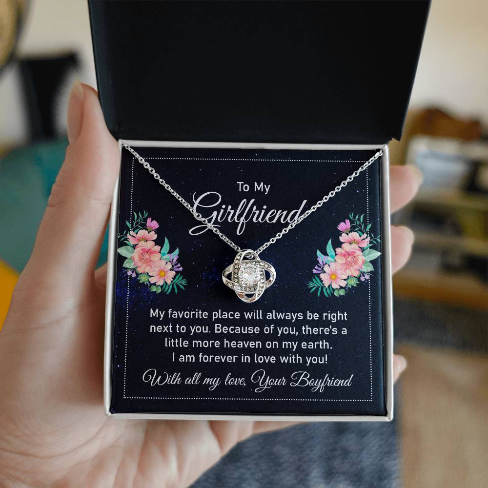 Boyfriend And Girlfriend Gift Jewelry, To My Girlfriend Necklace From Boyfriend