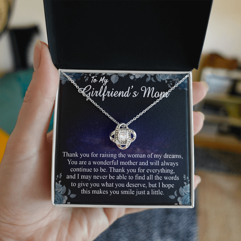To My Girlfriends Mom Gift Mother's Day Gift for Girlfriend's Mom Necklace Gift On Christmas, Anniversary, Birthday Gifts