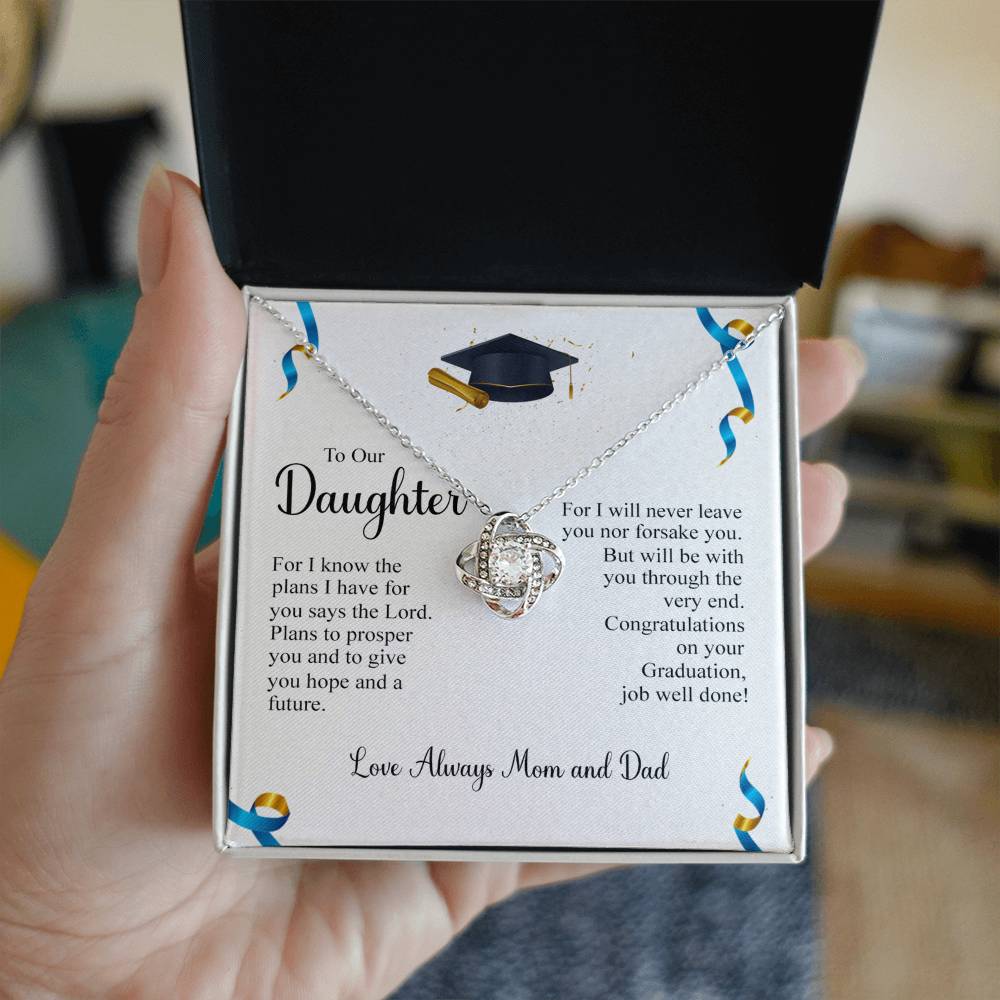 To My Daughter Necklace from Mom, Graduation Gift Necklace, Pendant Gift for Daughter, Graduation Gift for Her, High School, College Grad, Senior Graduation, Class of Necklace, Jewelry For Girls