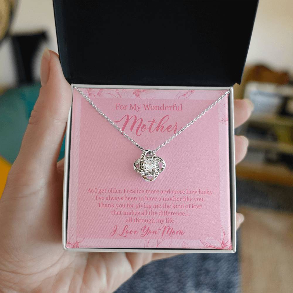 To My Mom Necklace From Son, My Wonderful Mother And Son Necklace Gift For Mom, Jewelry For Women, Wonderful Mom Gift Necklace, Gifts for Mom on Birthday Mother's Day Wedding Valentine Christmas