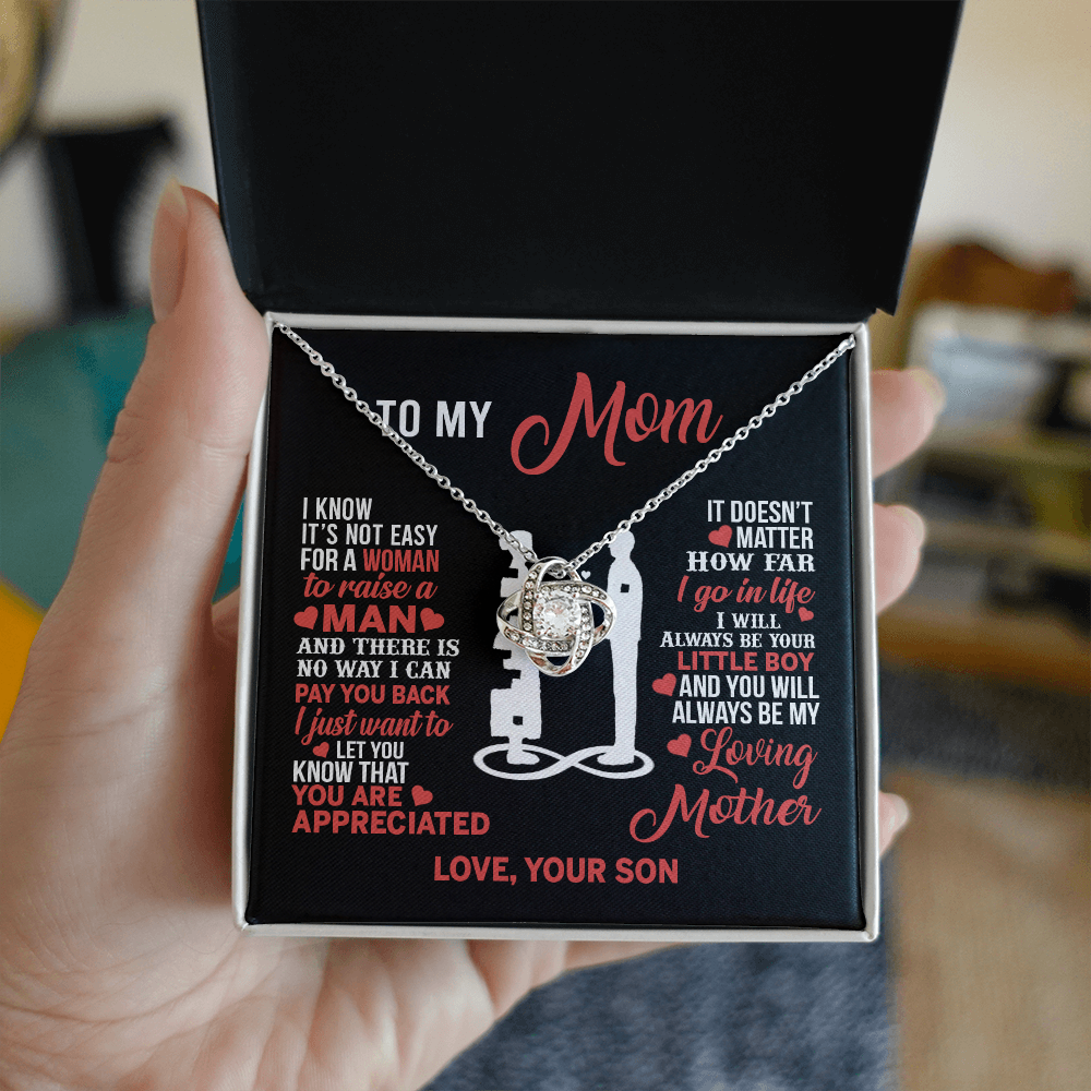 Mom Necklace Mothers Day Gift From Son To My Mom Forevere Love Necklace Gift Mom