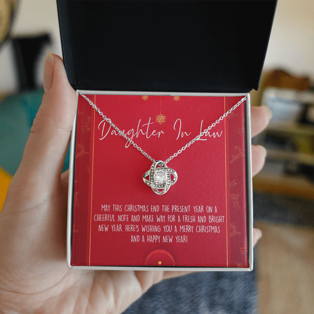 Christmas Necklace for Daughter in Law Gift Necklace, Daughter in Law Jewelry, Graduation Gift for Daughter in Law, Gift from Mother in Law, Daughter in Law Xmas Holiday Gift From In Law
