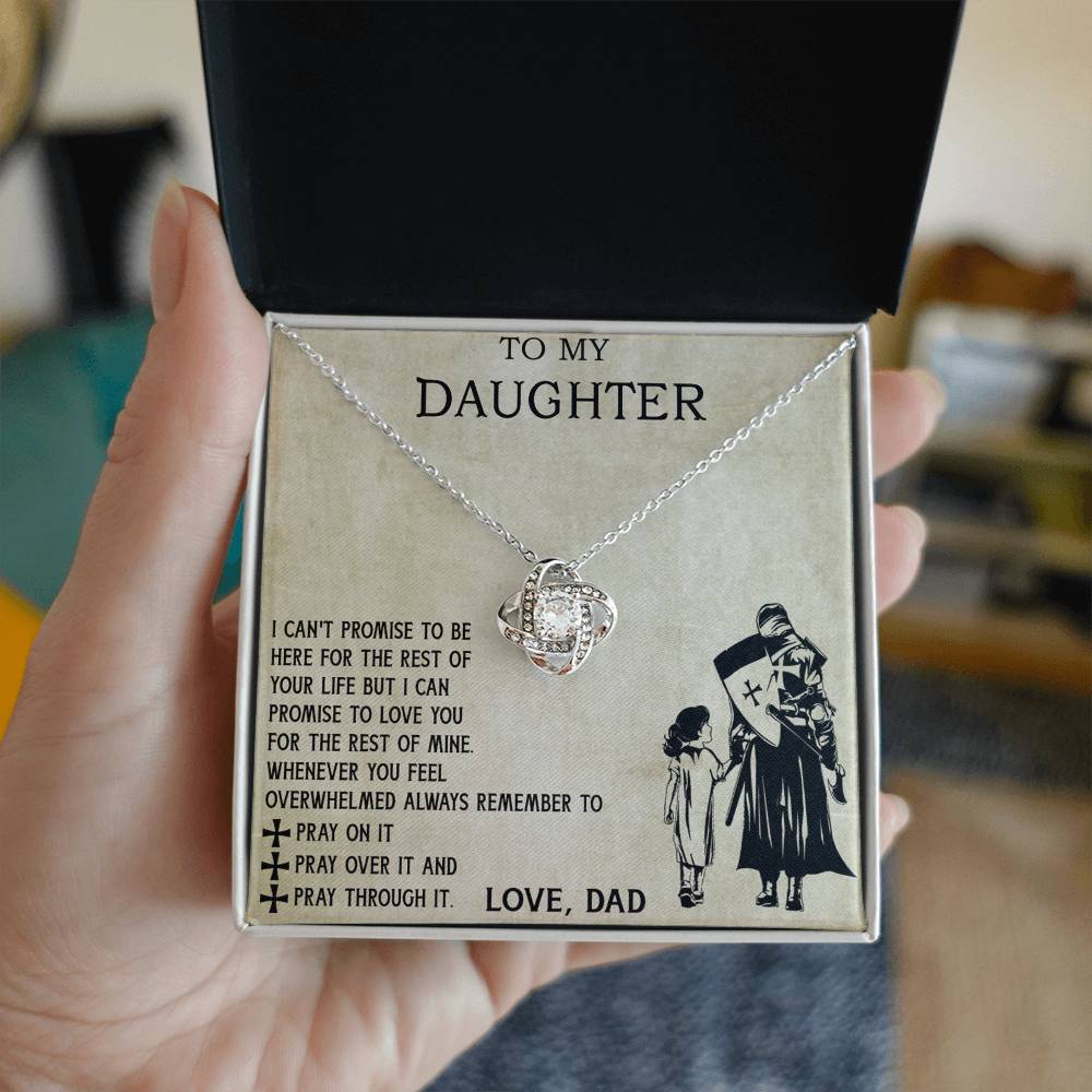 To My Daughter Necklace From Viking Dad, To My Beautiful Daughter Whenever You Feel Overwhelmed Jewelry Gift On Birthday, Christmas, Xmas with Message Card and Gift Box Jewelry For Girls