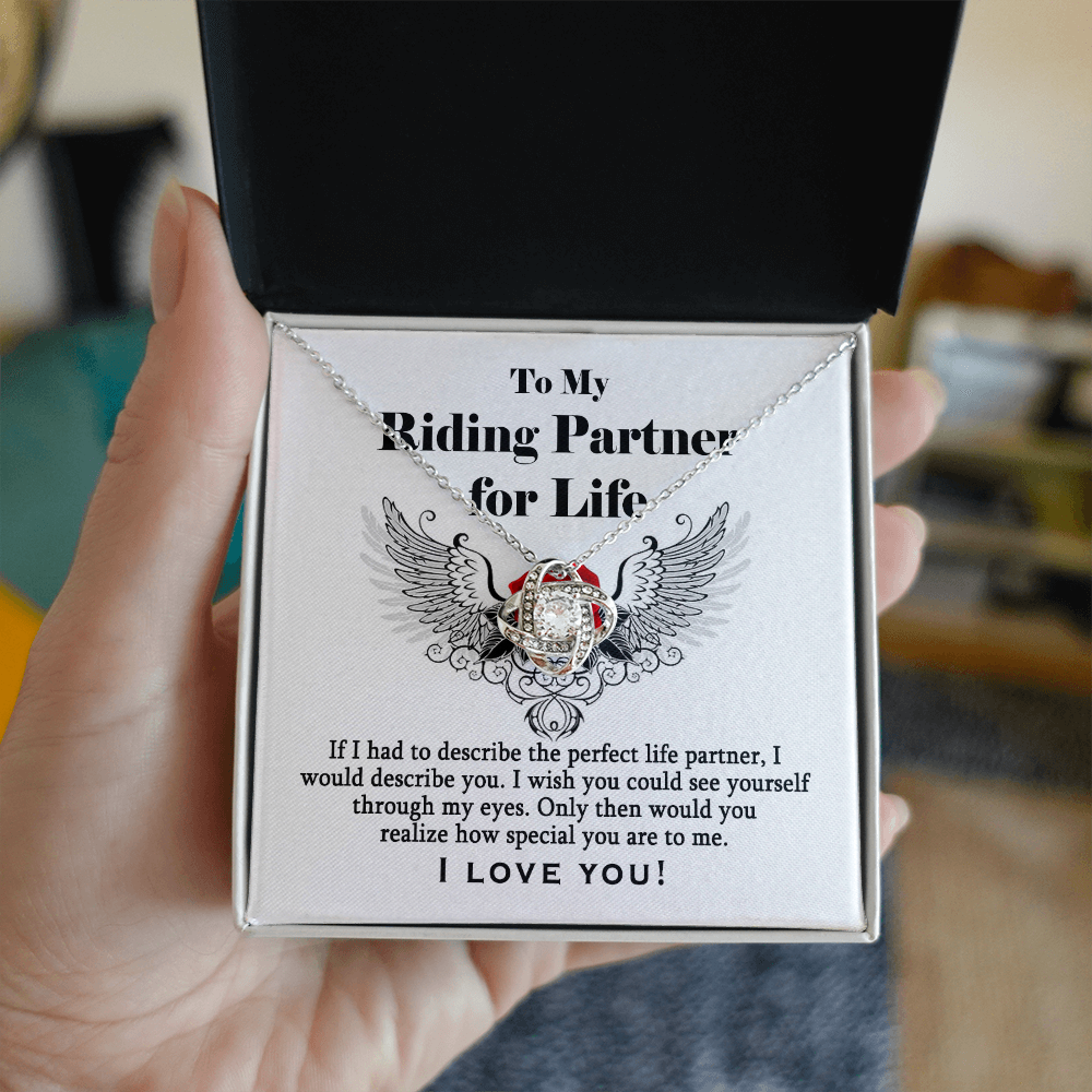 To My Riding Partner for Life Necklace From Husband, I Love You Gift Necklace Girlfriend, My Wife Gift Necklace My Wife, Gift for Her Luxury Jewelry Necklaces styles On Birthday, Xmas, Anniversary