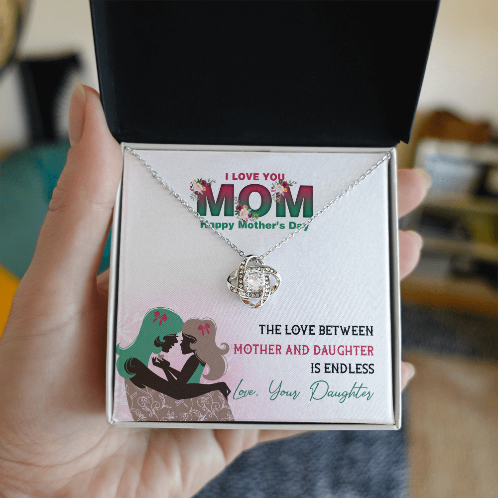 I love you Mom Gifts, Mother's Day Necklace Gift, To My Mom Necklace From Daughter, Daughter To Mom Gift