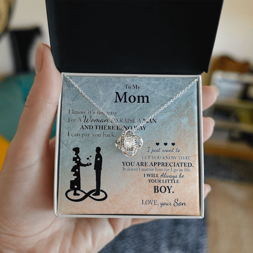 Mom Gift From Son To Mother Necklace Thoughtful Birthday Gift Sentimental