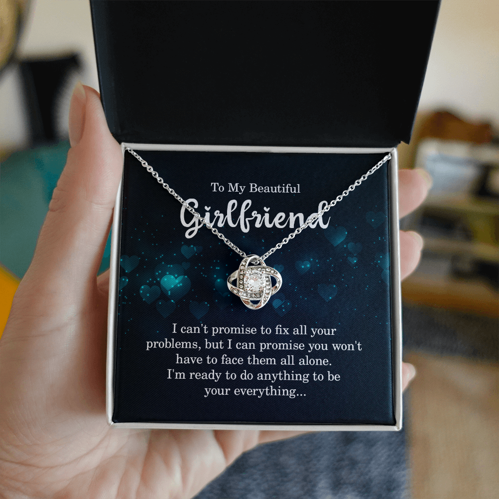 To My Beautiful Girlfriend Necklace From Boyfriend, Men Girlfriend Gift Necklace
