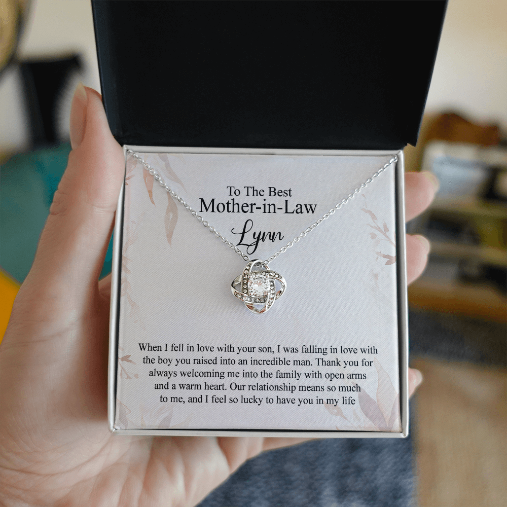 Mother In Law Gift Necklace, To The Best Mother In Law Necklace From Daughter In Law, Personalized Necklace Gift For Mom, Happy Mother's Day Necklace Gift For Mom, Jewelry Gift For Mother In Law