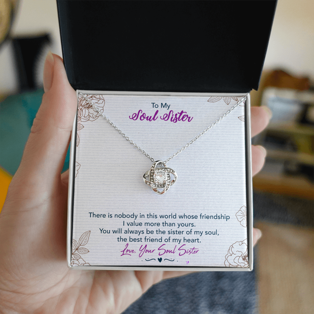 Soul Sister Gift Necklace, Unbiological Sister Gift Necklace, Sister In Law Gift Pendant, future sister in law gift Necklace On Birthday, Anniversary Valentine Day, Christmas Wedding Gift Necklace