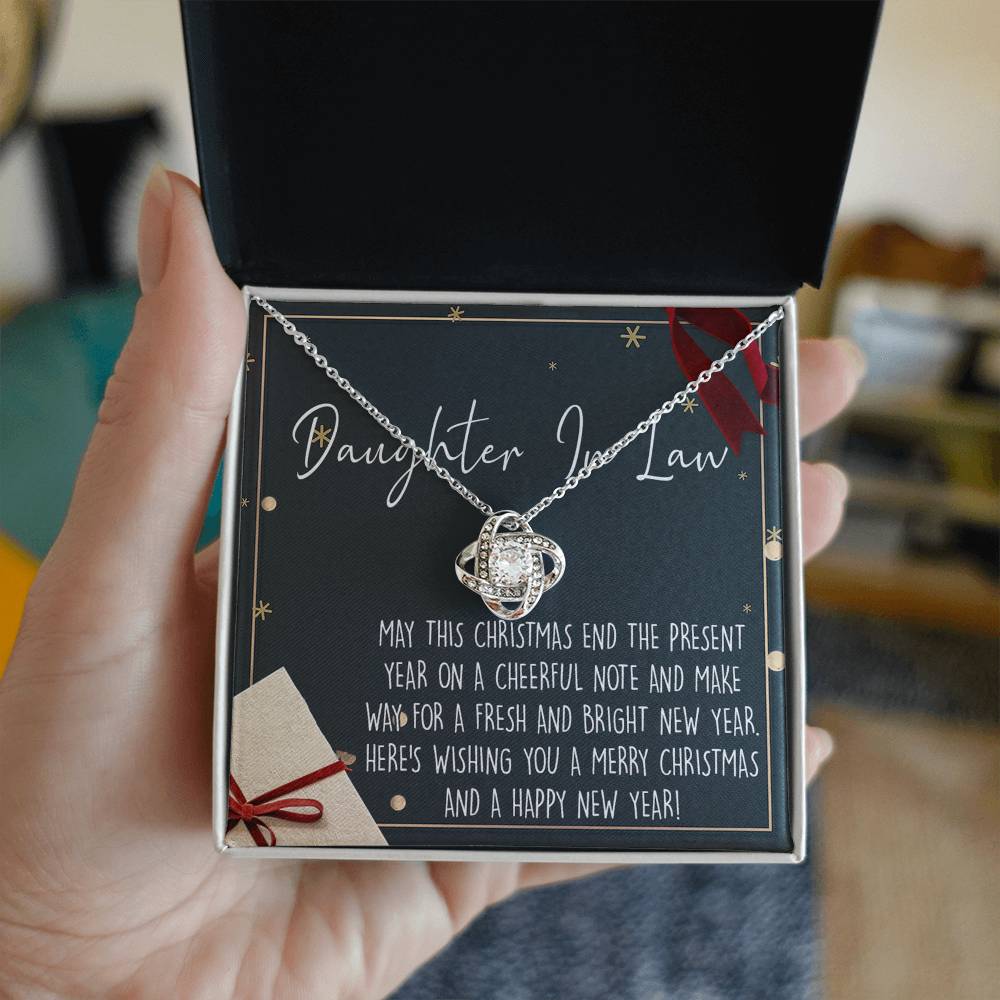 Christmas Jewelry for Girls Daughter in Law Gift Necklace, Daughter in Law Jewelry, Xmas Holiday Gift for Daughter in Law, Son's Gift, Daughter in Law Gift, Necklace From Daughter In Law