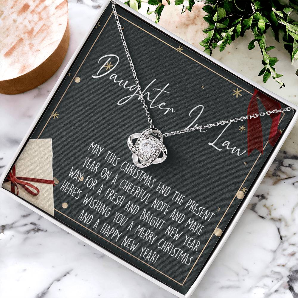 Christmas Jewelry for Girls Daughter in Law Gift Necklace, Daughter in Law Jewelry, Xmas Holiday Gift for Daughter in Law, Son's Gift, Daughter in Law Gift, Necklace From Daughter In Law