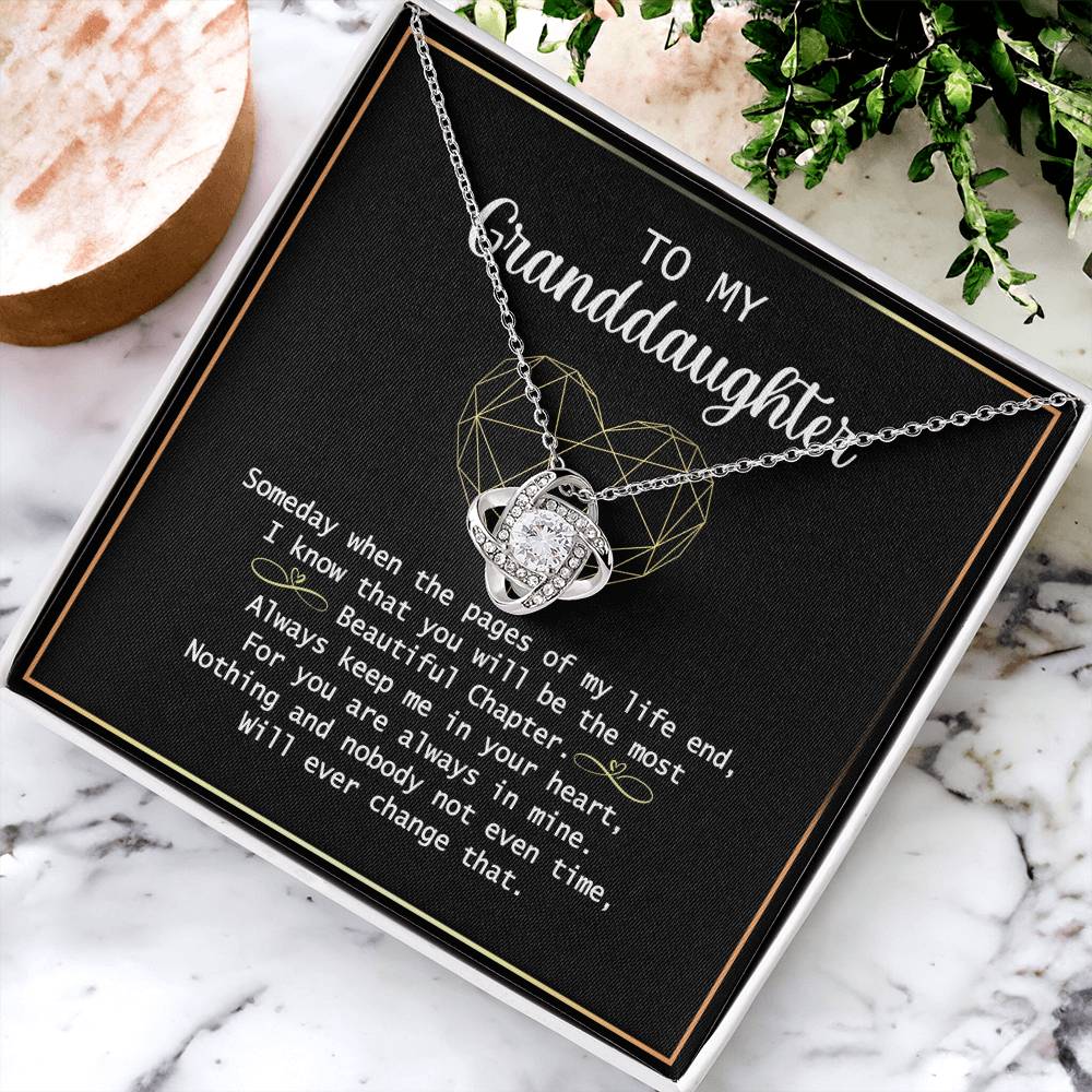 Granddaughter Gift Necklace Granddaughter Gifts from Grandma Grandmother, Birthday Graduation Valentines Day Gifts for Teen Girls Granddaughter Jewelry Gift For Girls, To My Granddaughter Necklace