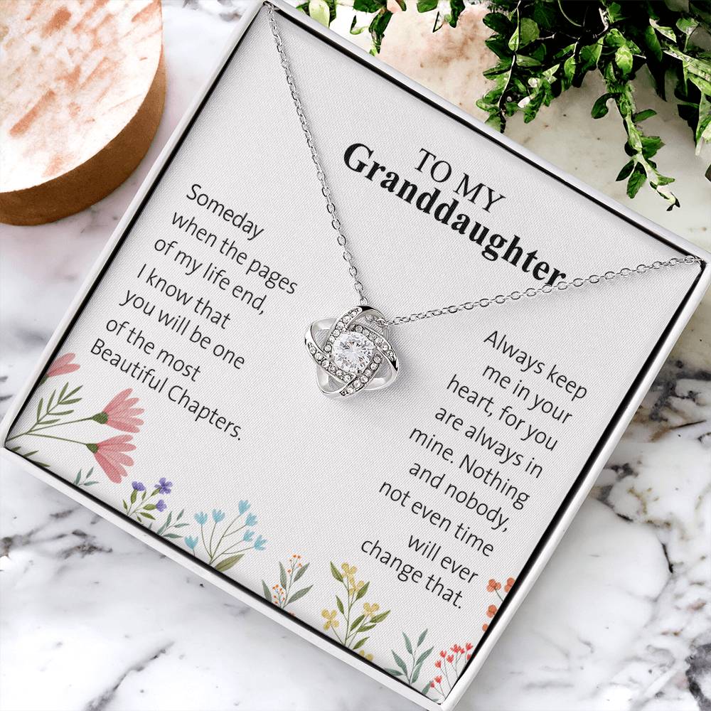 Granddaughter Gifts From Grandma - Granddaughter Necklace, Jewelry Keepsake Gifts For Granddaughter, Love Gift For Adults Or Girls On Birthday, Graduation, Wedding, Valentines, Mothers Day Christmas