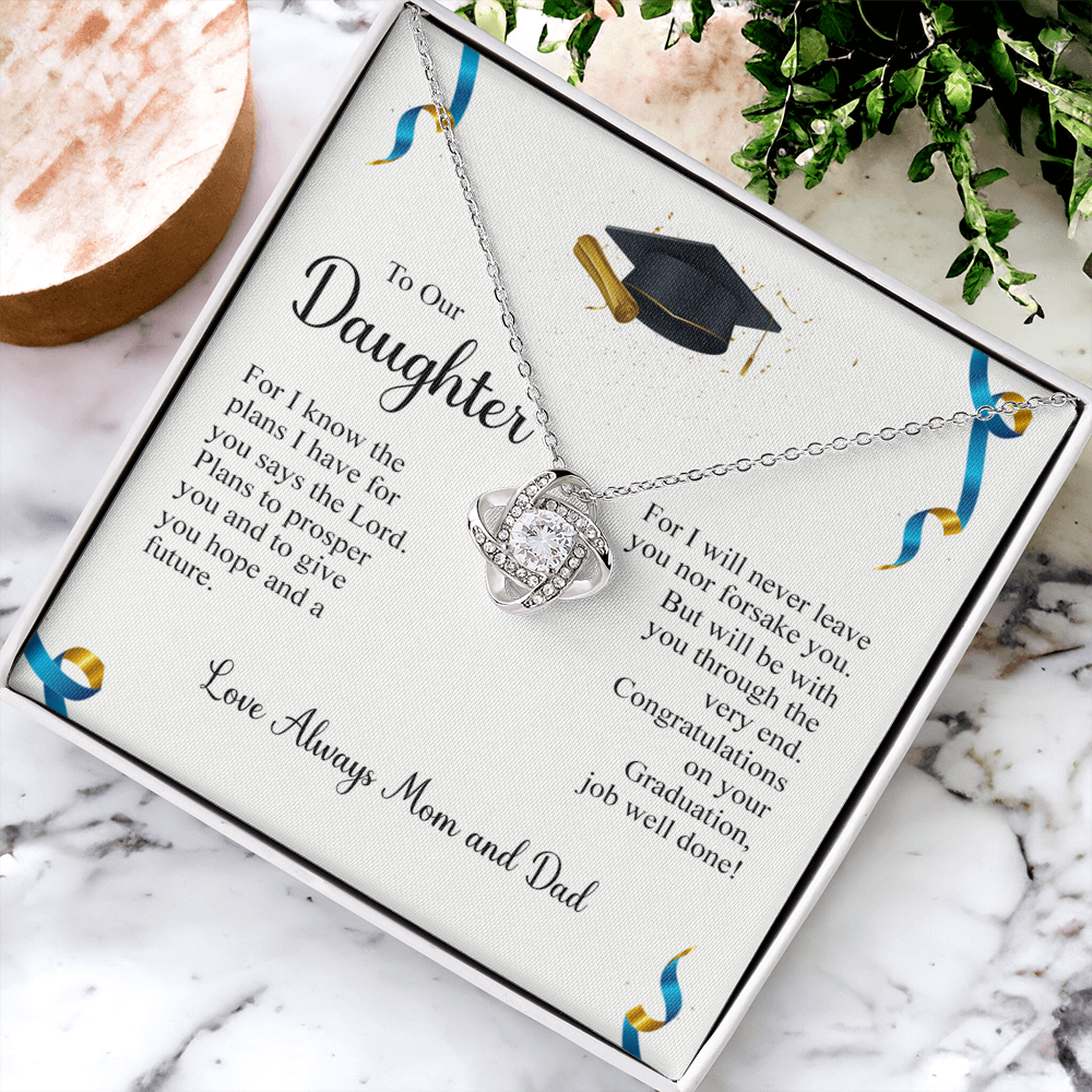 To My Daughter Necklace from Mom, Graduation Gift Necklace, Pendant Gift for Daughter, Graduation Gift for Her, High School, College Grad, Senior Graduation, Class of Necklace, Jewelry For Girls