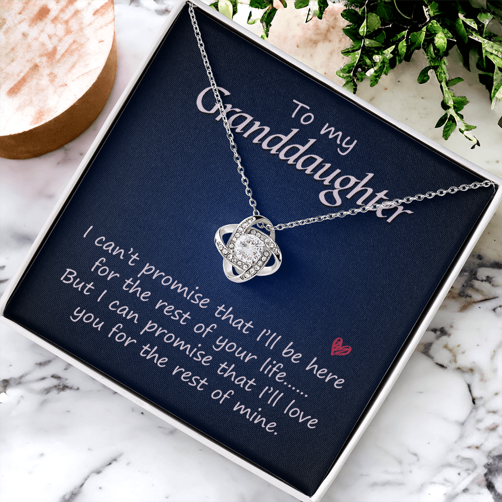 To my granddaughter Necklace For Grandma Nana, Grandma Jewelry Gift For Women From Grandchildren GrandKids