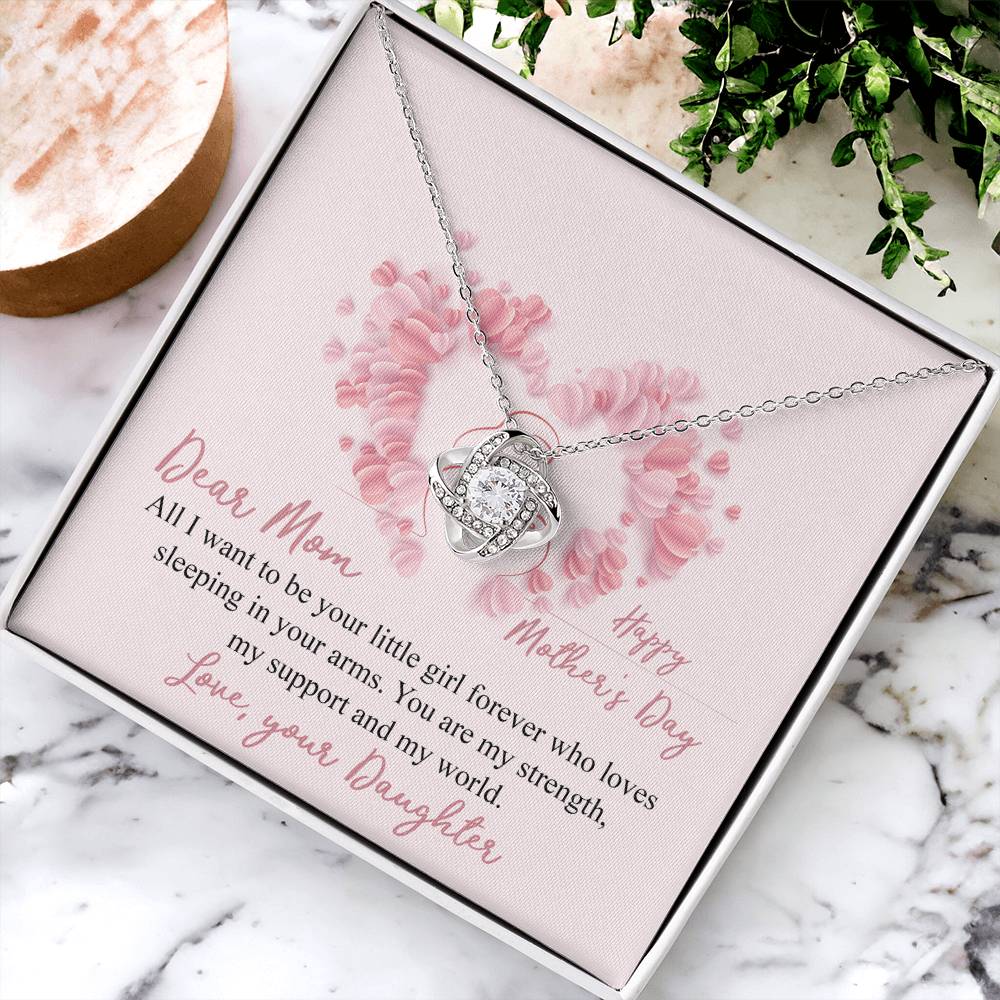 Mother's Day Gifts, To My Mom Necklace From Daughter, Daughter To Mom Necklace, Birthday Gifts For Mom