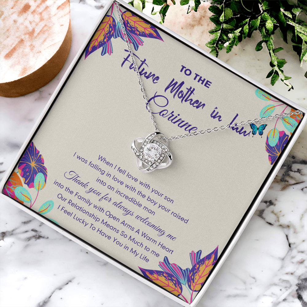 Future Mother In Law Gift Necklace, To The Future Mother In Law Necklace From Daughter In Law, Personalized Necklace Gift For Mom, Happy Mother's Day Necklace Gift, Jewelry Gift For Mother In Law