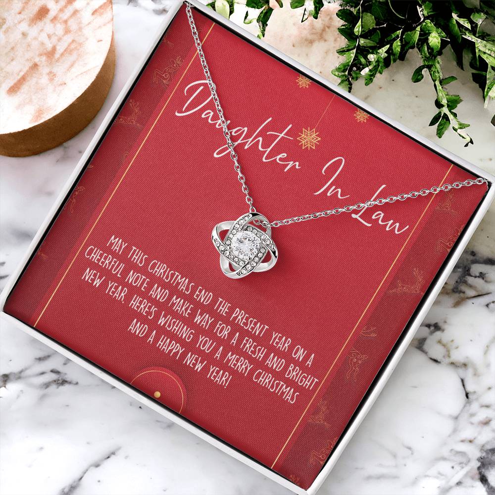 Christmas Necklace for Daughter in Law Gift Necklace, Daughter in Law Jewelry, Graduation Gift for Daughter in Law, Gift from Mother in Law, Daughter in Law Xmas Holiday Gift From In Law