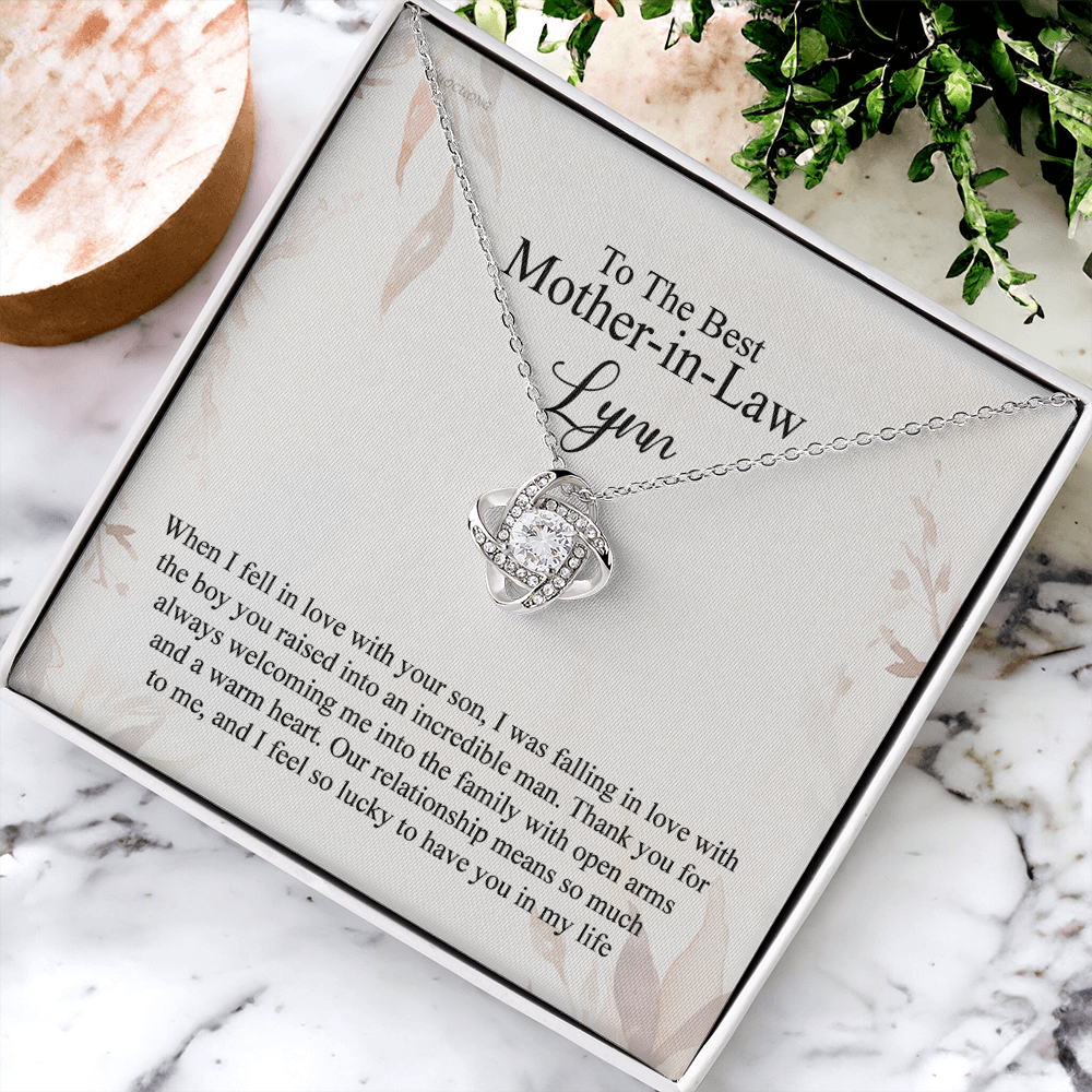 Mother In Law Gift Necklace, To The Best Mother In Law Necklace From Daughter In Law, Personalized Necklace Gift For Mom, Happy Mother's Day Necklace Gift For Mom, Jewelry Gift For Mother In Law