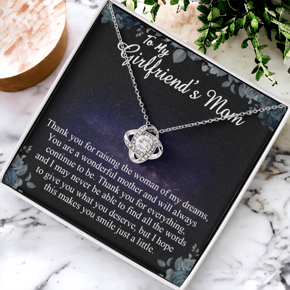 To My Girlfriends Mom Gift Mother's Day Gift for Girlfriend's Mom Necklace Gift On Christmas, Anniversary, Birthday Gifts