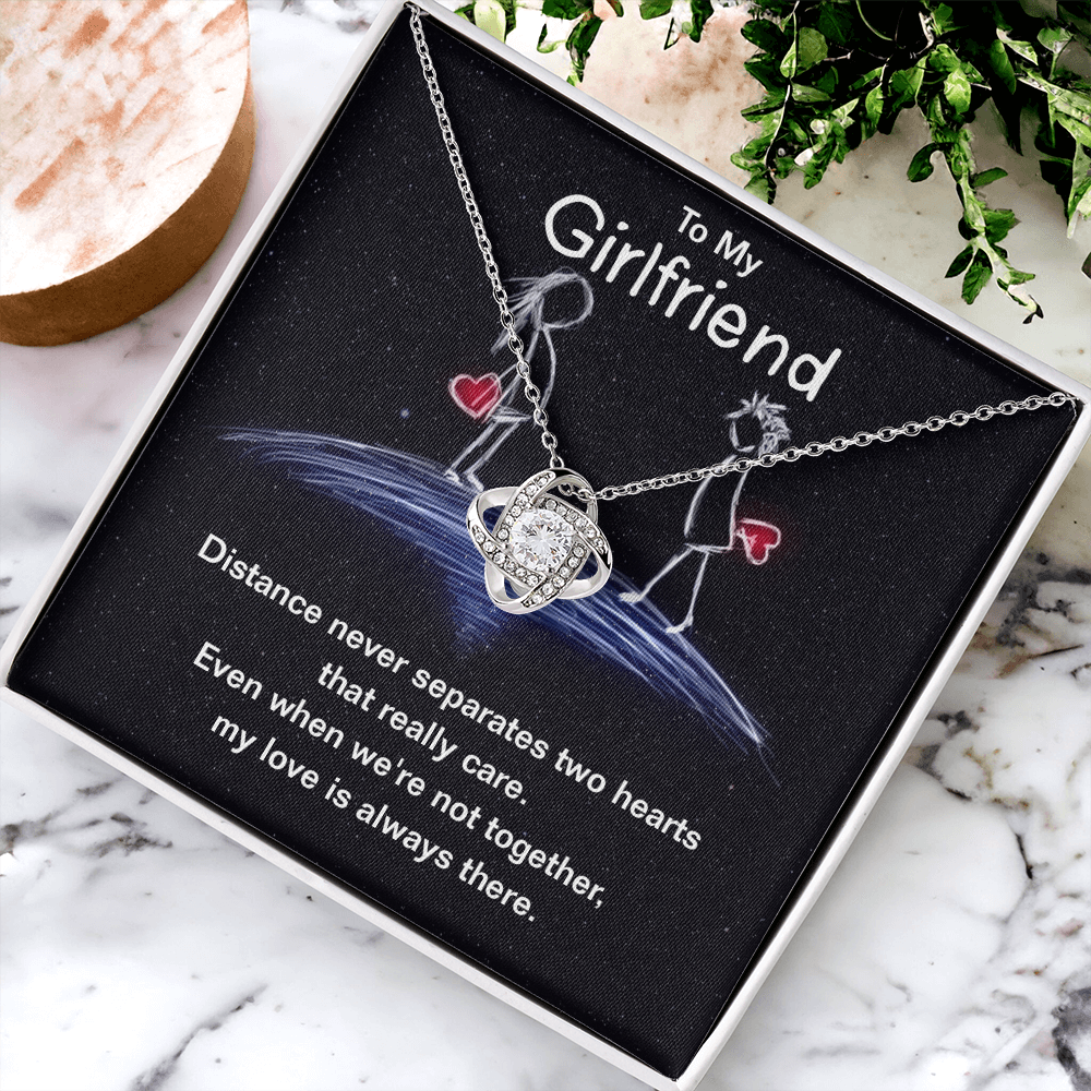Boy And Girl Jewelry, To My Girlfriend Necklace From Boyfriend, Girlfriend Gift Necklace For Her On Christmas, Anniversary, Birthday, Special Day