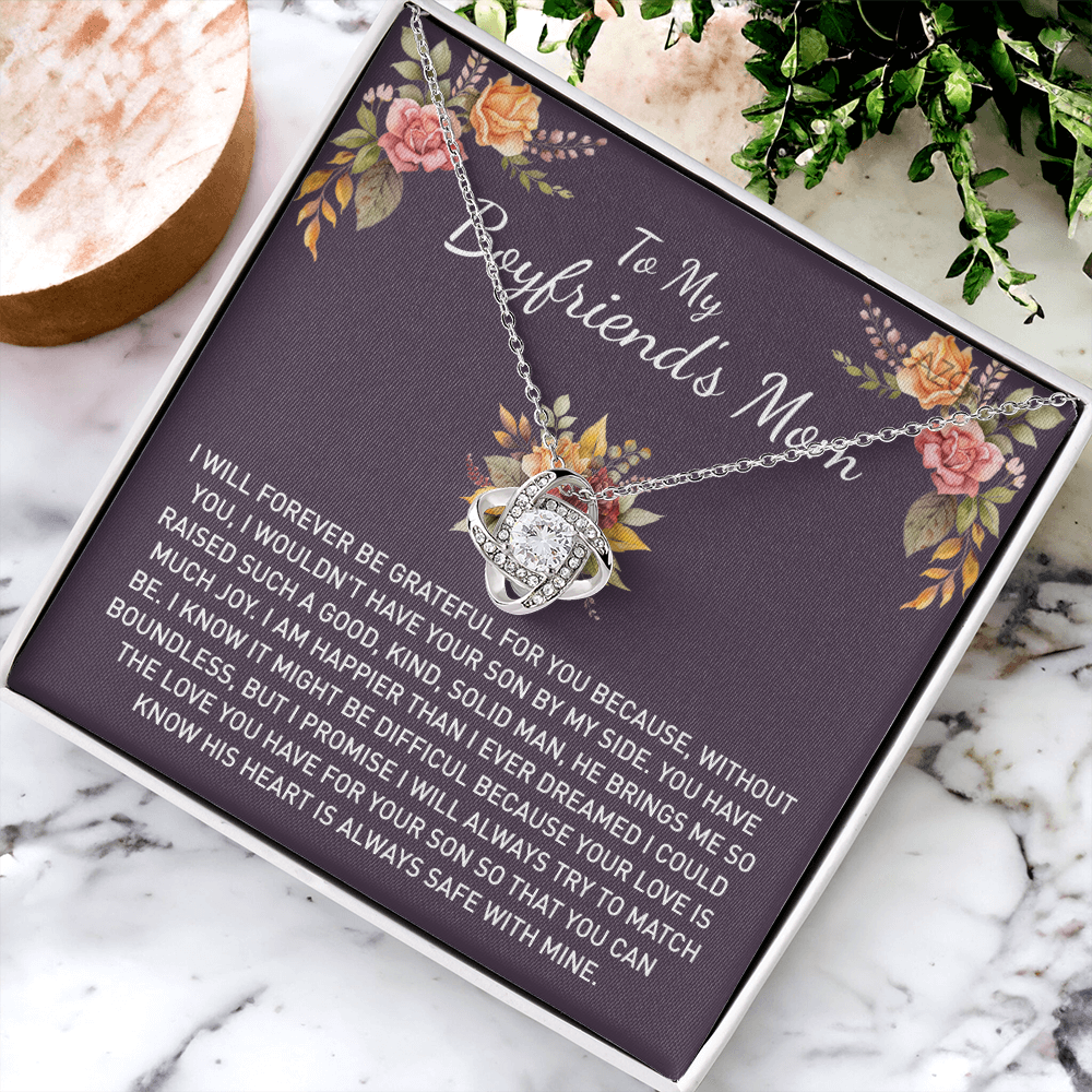 To My Boyfriends Mom Necklace From Girlfriends, Gift Necklace For Boyfriends Mom Gift Necklace, Mother's Day Necklace Gift for Bf Mom, Mothers Day Necklace For Boyfriends Mom From Girlfriend