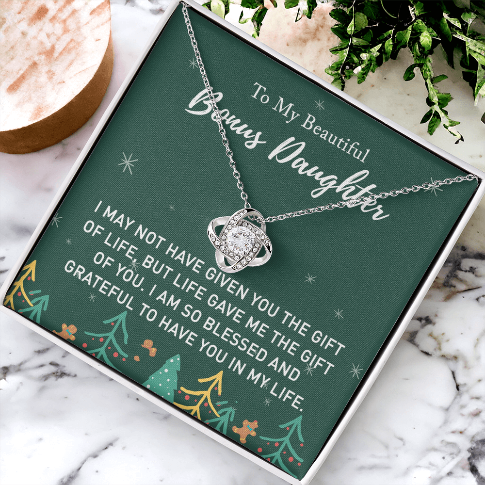 Daughter Gift Necklace, Birthday Gift For Daughter, Jewelry Gift For Girls, Mother And Daughter Jewelry, To My Badass Daughter Necklace From Mom, Pendant For Daughter with Message Card