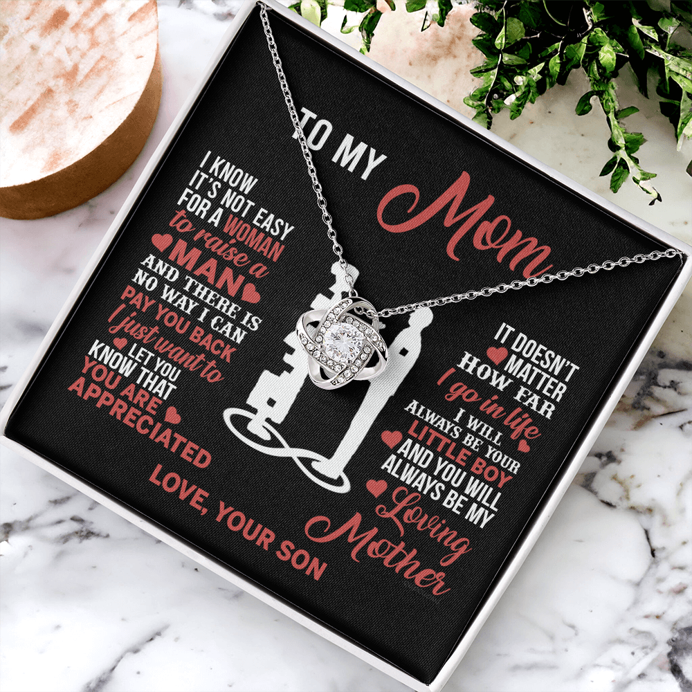 Mom Necklace Mothers Day Gift From Son To My Mom Forevere Love Necklace Gift Mom