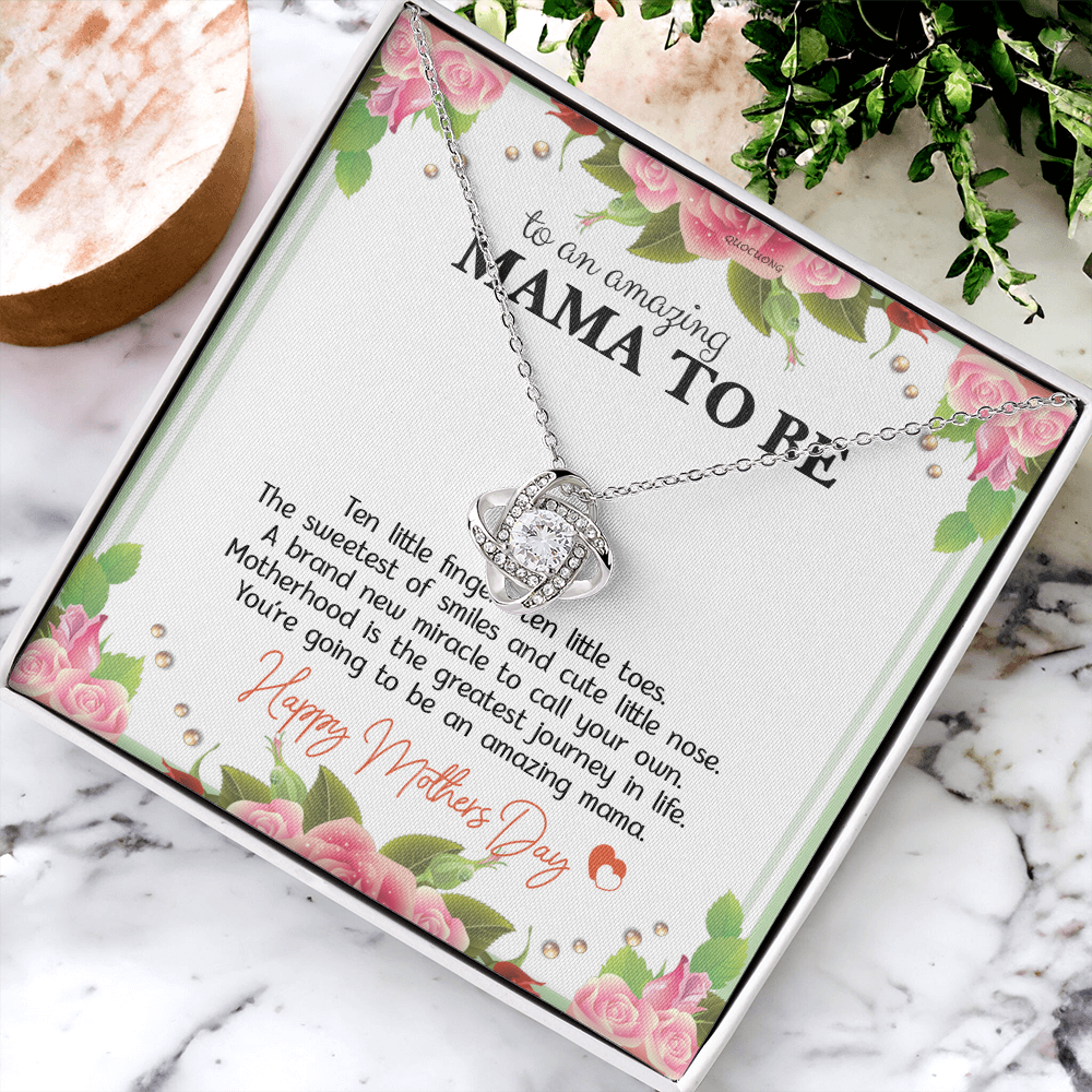 Mama To Be Necklace Best Gift for Expecting Wife Daughter Happy Mother's Day