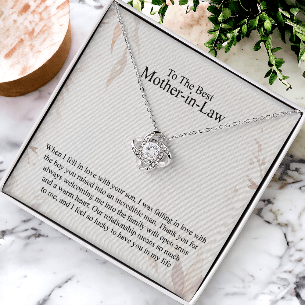 Mother In Law Gift Necklace, To The Best Mother In Law Necklace From Daughter In Law, Personalized Necklace Gift For Mom, Happy Mother's Day Necklace Gift For Mom, Jewelry Gift For Mother In Law
