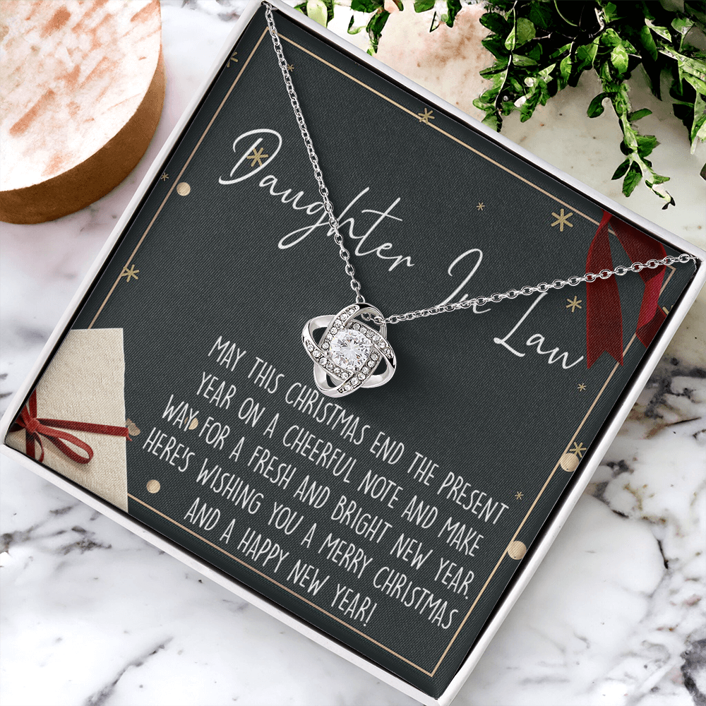 Christmas Jewelry for Girls Daughter in Law Gift Necklace, Daughter in Law Jewelry, Xmas Holiday Gift for Daughter in Law, Son's Gift, Daughter in Law Gift, Necklace From Daughter In Law