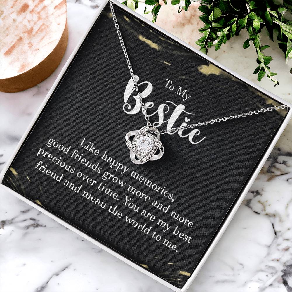 To My Bestie Necklace Gift For Her On Christmas You Are My BFF Jewelry Gift Idea
