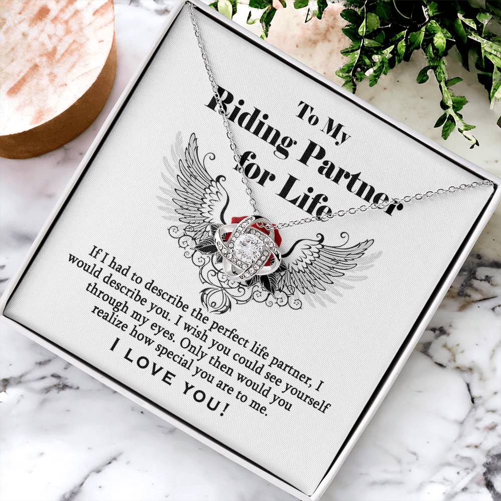 To My Riding Partner for Life Necklace From Husband, I Love You Gift Necklace Girlfriend, My Wife Gift Necklace My Wife, Gift for Her Luxury Jewelry Necklaces styles On Birthday, Xmas, Anniversary