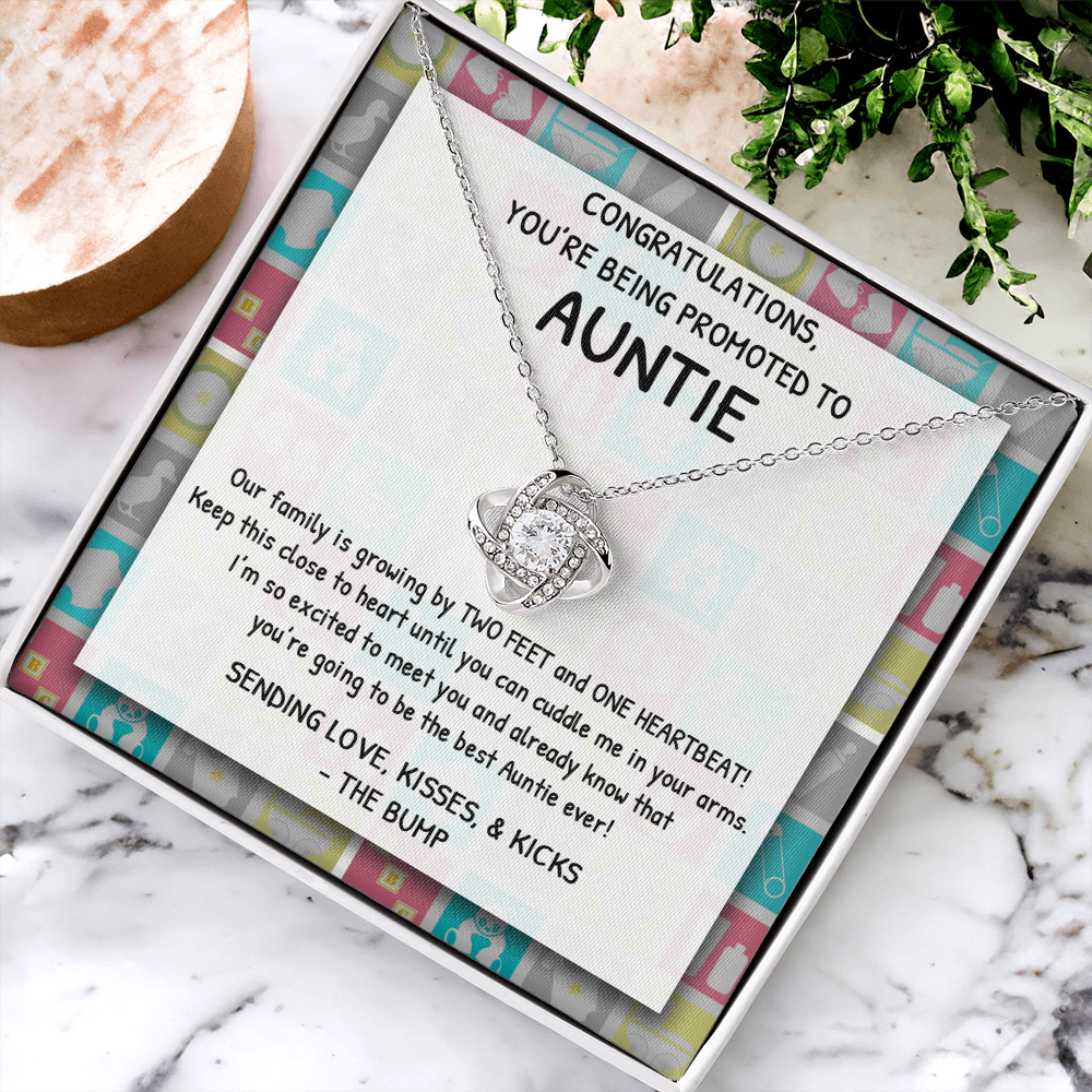 To Be Aunt Gift Necklace, Aunt to Be Announcement from Baby Bump, Soon to Be First Time Aunt, Congratulations Gift Necklace, New Aunt Gift Necklace, Gift for Sister Jewelry For Women