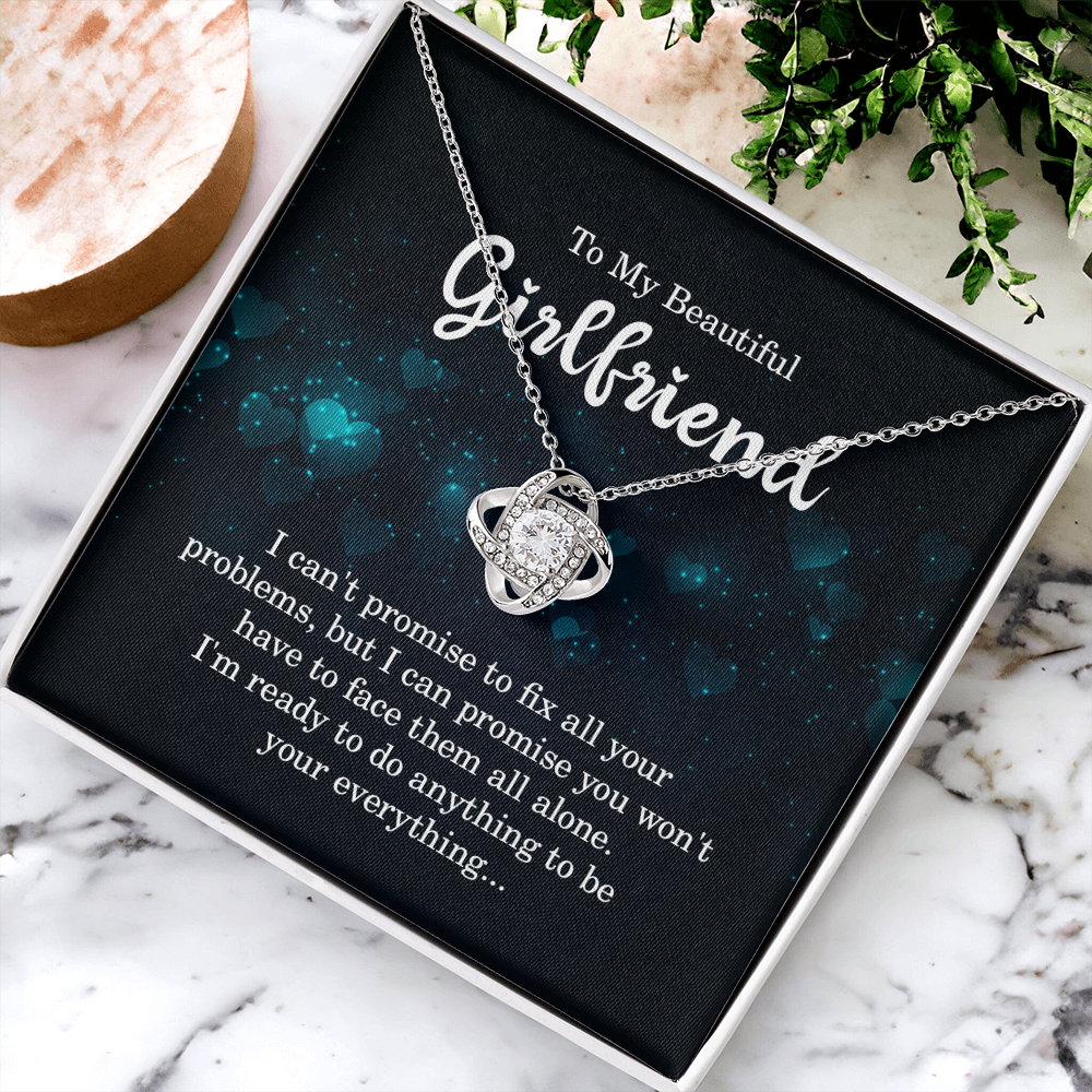 To My Beautiful Girlfriend Necklace From Boyfriend, Men Girlfriend Gift Necklace