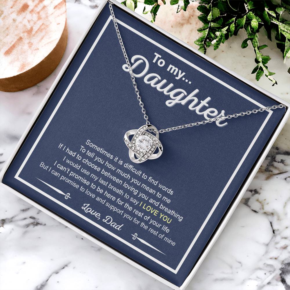 To My Daughter Necklace From Dad , To My Badass Daughter, Daughter Jewelry From Dad, Father Daughter Gift Necklace From Daddy, For My Daughters, To Daughter From Dad, Father Gifts From Daughter