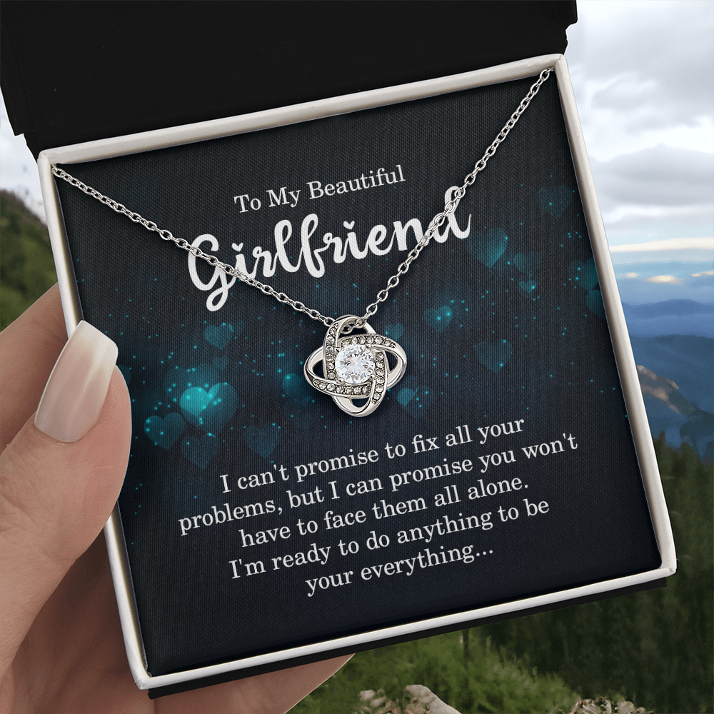 To My Beautiful Girlfriend Necklace From Boyfriend, Men Girlfriend Gift Necklace