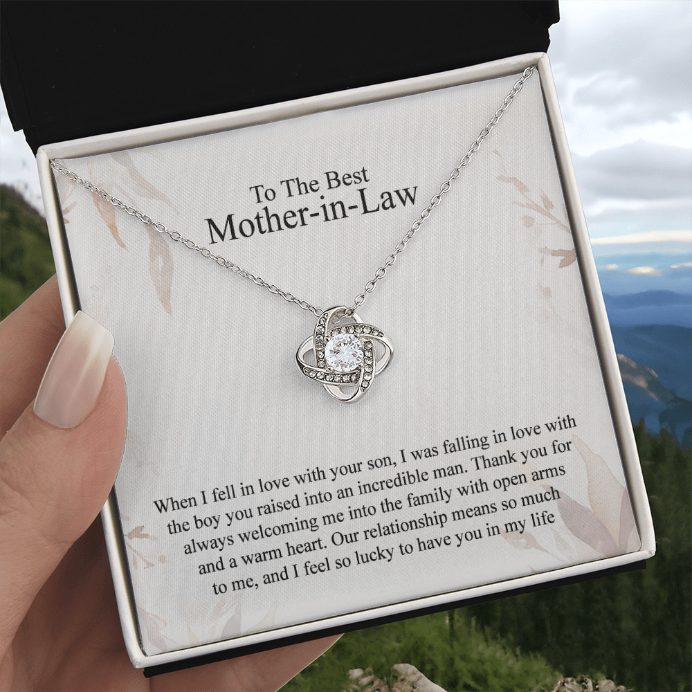 Mother In Law Gift Necklace, To The Best Mother In Law Necklace From Daughter In Law, Personalized Necklace Gift For Mom, Happy Mother's Day Necklace Gift For Mom, Jewelry Gift For Mother In Law