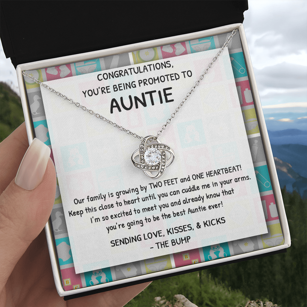 To Be Aunt Gift Necklace, Aunt to Be Announcement from Baby Bump, Soon to Be First Time Aunt, Congratulations Gift Necklace, New Aunt Gift Necklace, Gift for Sister Jewelry For Women
