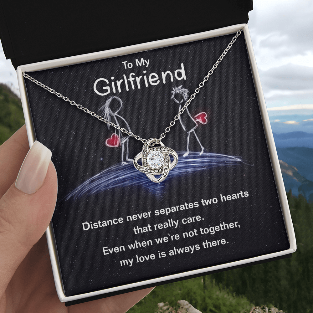 Boy And Girl Jewelry, To My Girlfriend Necklace From Boyfriend, Girlfriend Gift Necklace For Her On Christmas, Anniversary, Birthday, Special Day