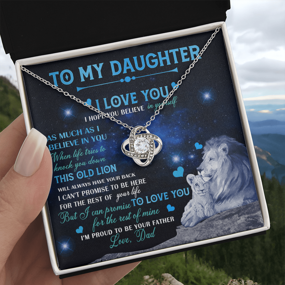 Father To Daughter Gifts Necklace From Dad, Father Daughter Necklace, To My Daughter Necklace From Daddy On Graduation Gift, Birthday Gift, Valentines, Christmas For Badass Daughter, Little Girl