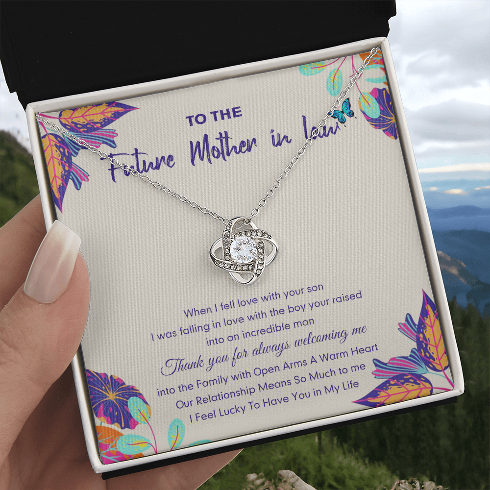 Future Mother In Law Gift Necklace, To The Future Mother In Law Necklace From Daughter In Law, Personalized Necklace Gift For Mom, Happy Mother's Day Necklace Gift, Jewelry Gift For Mother In Law