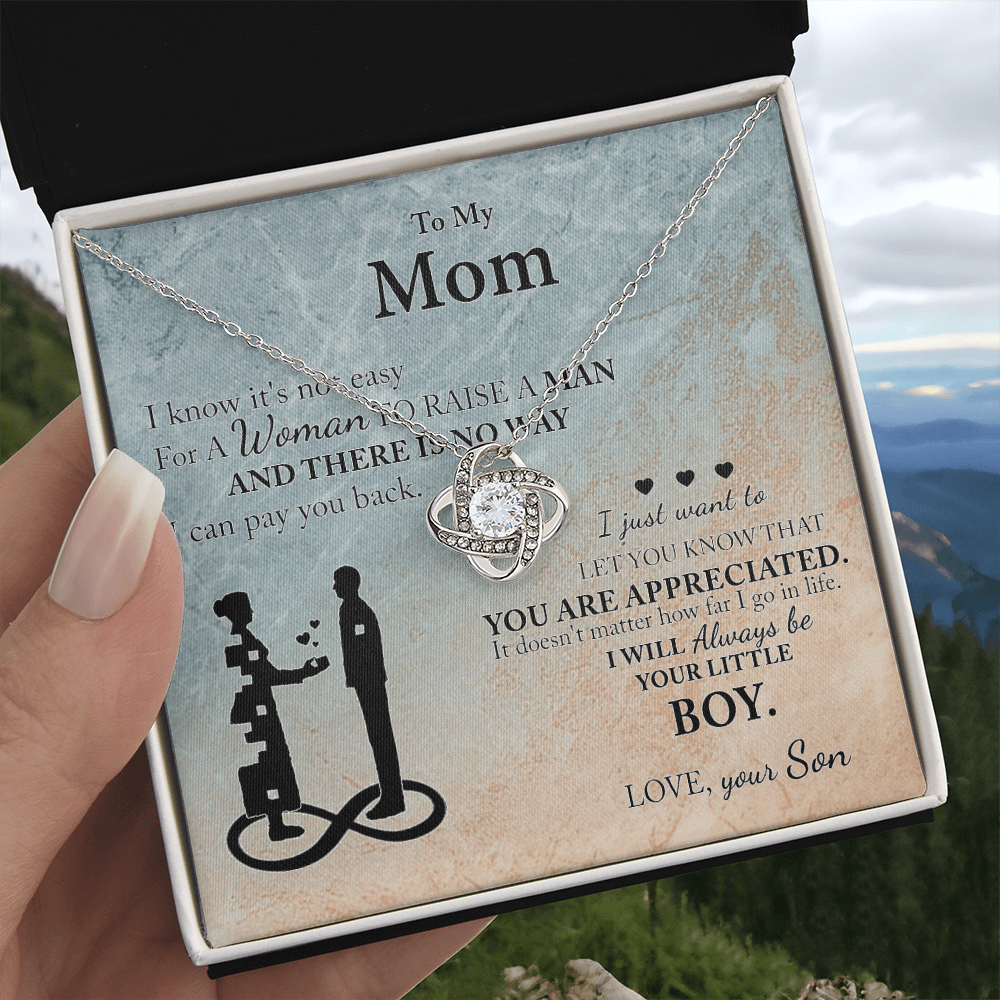 Mom Gift From Son To Mother Necklace Thoughtful Birthday Gift Sentimental