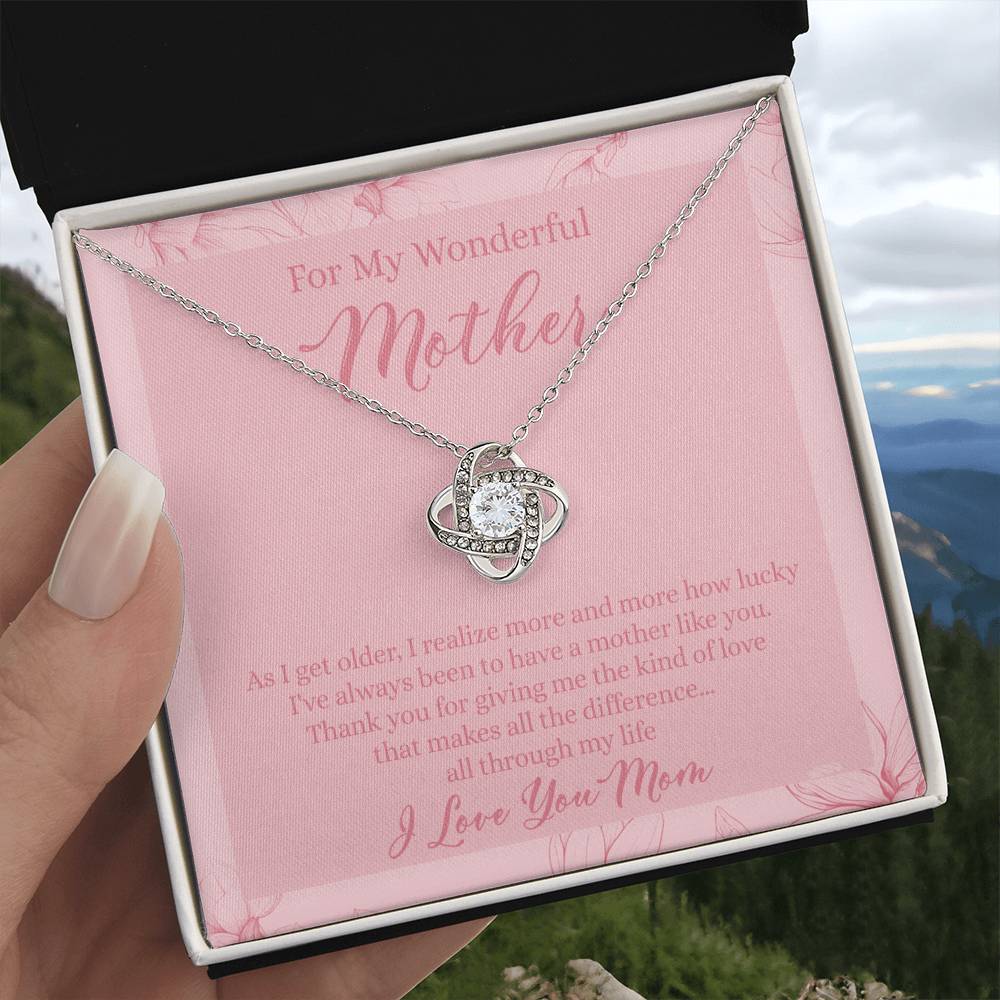 To My Mom Necklace From Son, My Wonderful Mother And Son Necklace Gift For Mom, Jewelry For Women, Wonderful Mom Gift Necklace, Gifts for Mom on Birthday Mother's Day Wedding Valentine Christmas