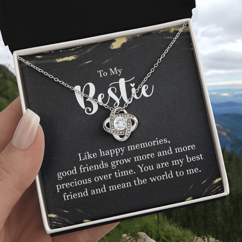 To My Bestie Necklace Gift For Her On Christmas You Are My BFF Jewelry Gift Idea