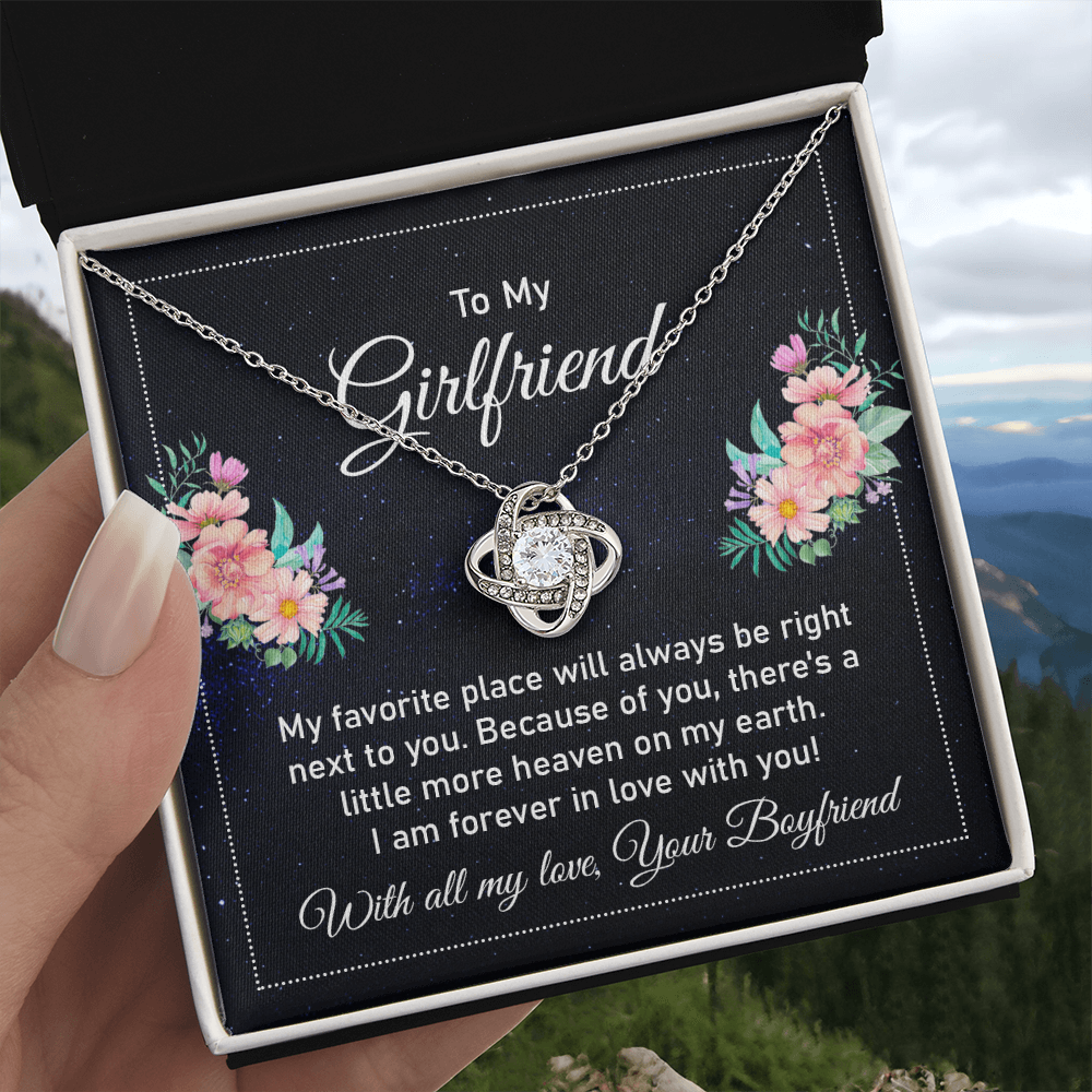 Boyfriend And Girlfriend Gift Jewelry, To My Girlfriend Necklace From Boyfriend