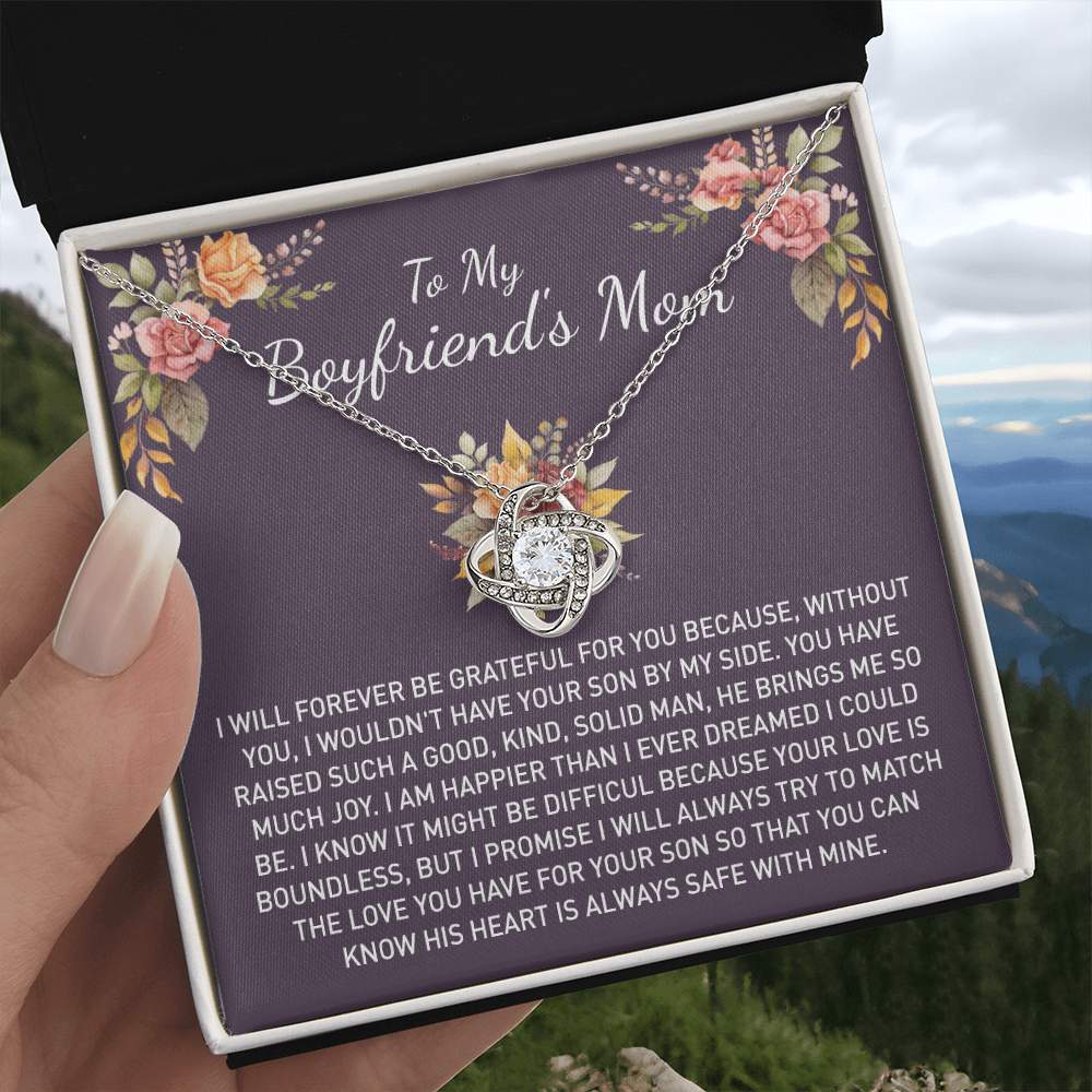 To My Boyfriends Mom Necklace From Girlfriends, Gift Necklace For Boyfriends Mom Gift Necklace, Mother's Day Necklace Gift for Bf Mom, Mothers Day Necklace For Boyfriends Mom From Girlfriend