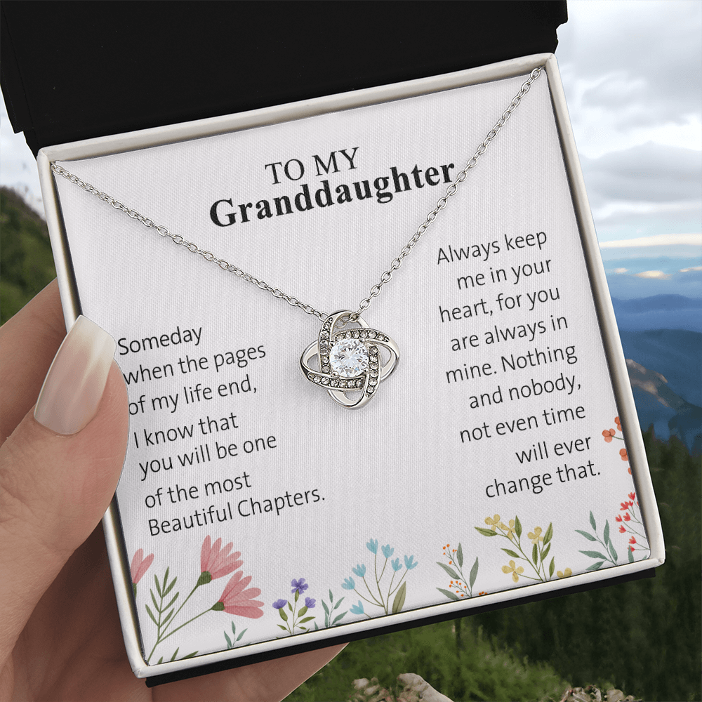 Granddaughter Gifts From Grandma - Granddaughter Necklace, Jewelry Keepsake Gifts For Granddaughter, Love Gift For Adults Or Girls On Birthday, Graduation, Wedding, Valentines, Mothers Day Christmas