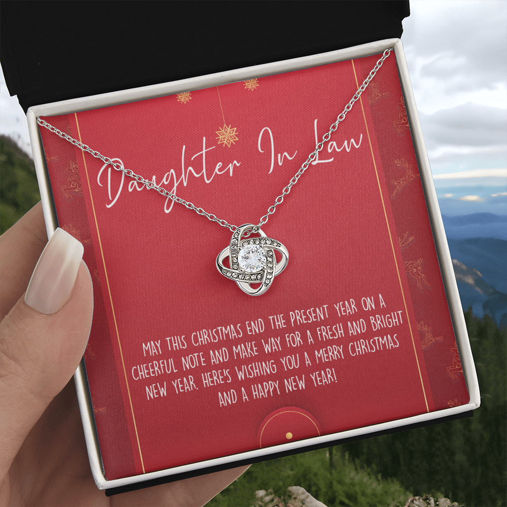 Christmas Necklace for Daughter in Law Gift Necklace, Daughter in Law Jewelry, Graduation Gift for Daughter in Law, Gift from Mother in Law, Daughter in Law Xmas Holiday Gift From In Law